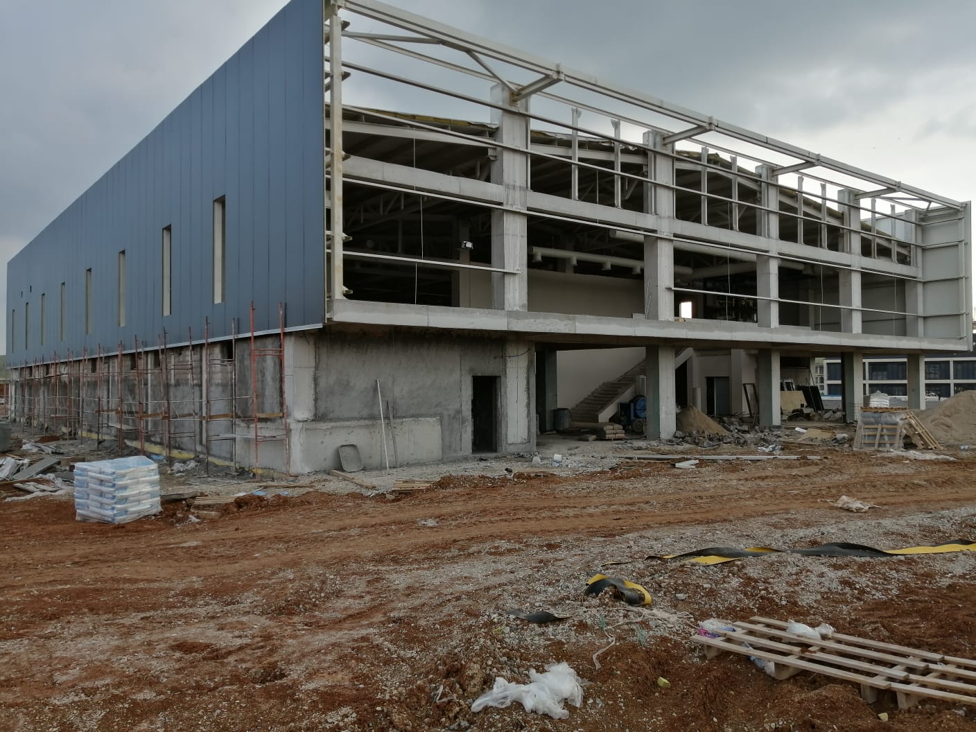DUKA İnşaat endüstriyel yapı uygulaması